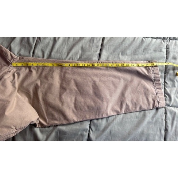 VTG J Crew Mens 36 x 30 Flannel Lined Khaki Chino Pants Tartan Plaid Y2K Grandpa - Picture 12 of 16